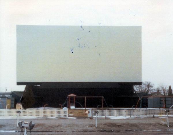 Blue Sky Drive-In Theatre - 1975 Screen From Greg (newer photo)